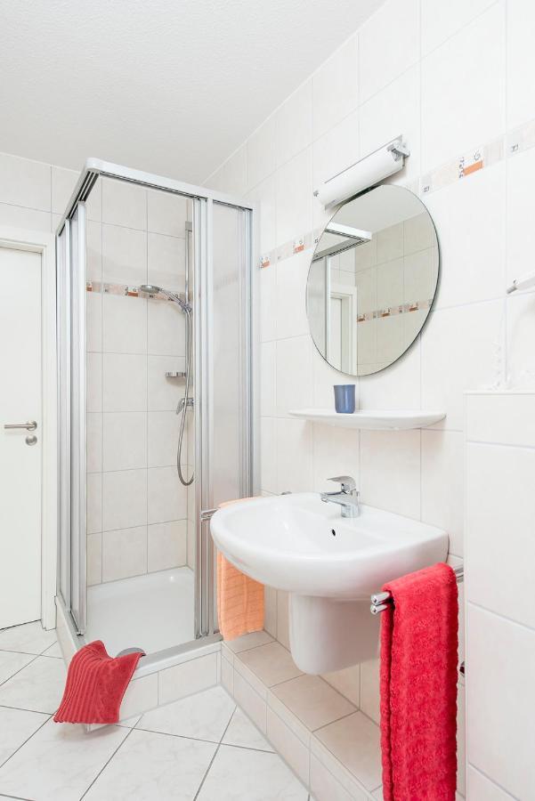 Haus Duenenglueck Whg. 23, Teilseesicht Cuxhaven Extérieur photo